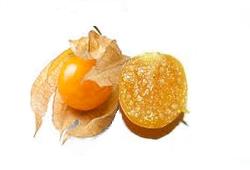 Alkékenge (Physalis) orange, fruit en A