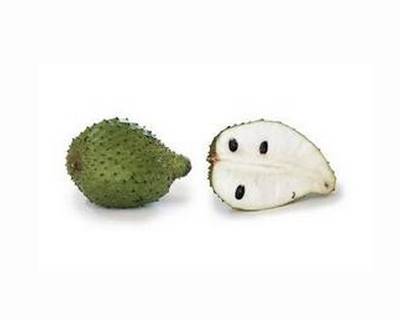 Corossol vert et épineux, fruit en C