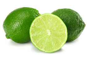 Lime fruit avec un l